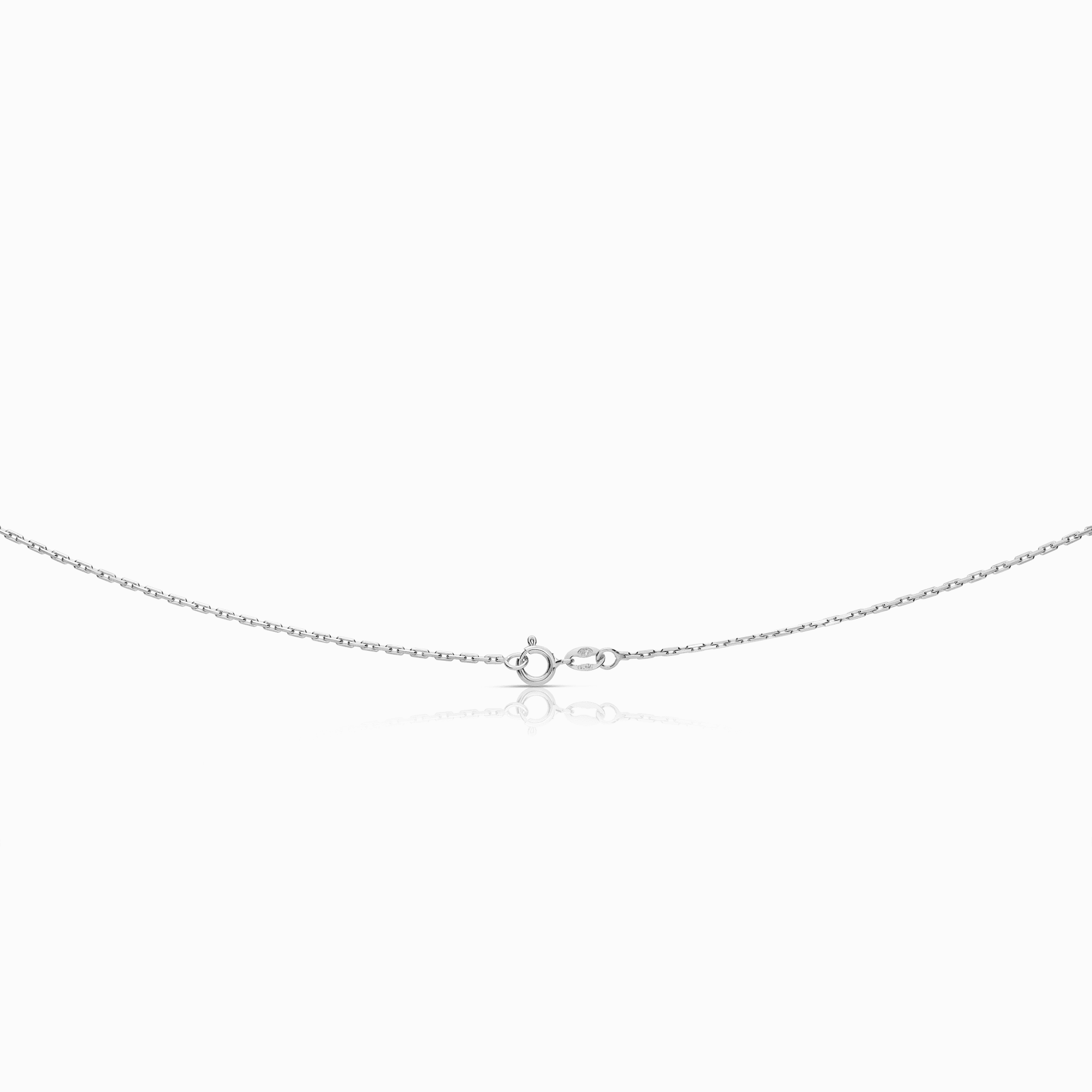 Cable link 2.65g 18K white gold