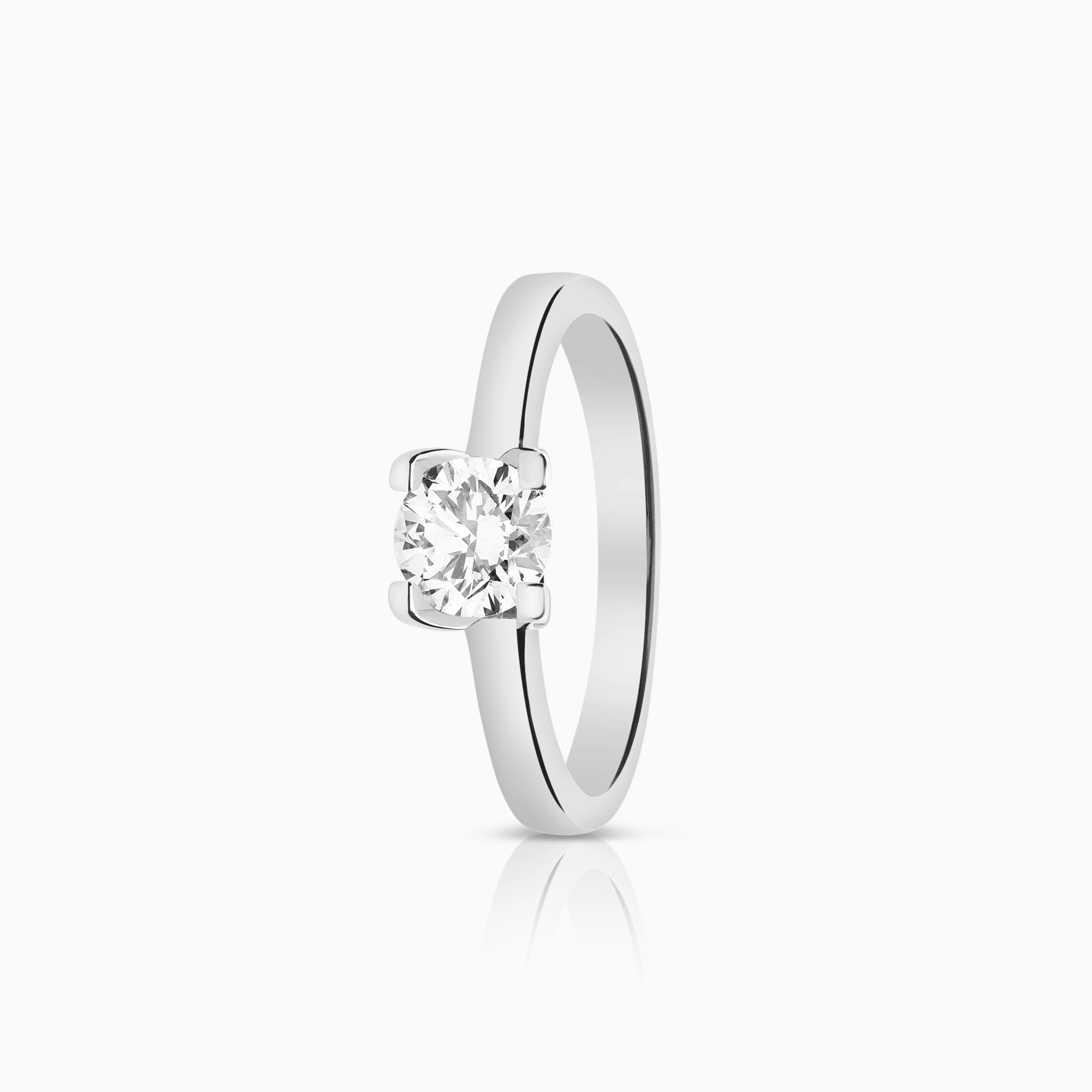 Solitärring 0,60ct 18K vitguld GIA certifikat