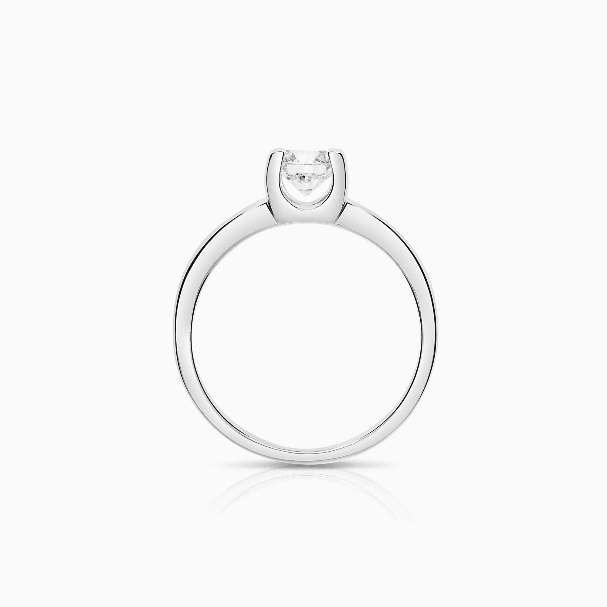 Solitärring 0,60ct 18K vitguld GIA certifikat