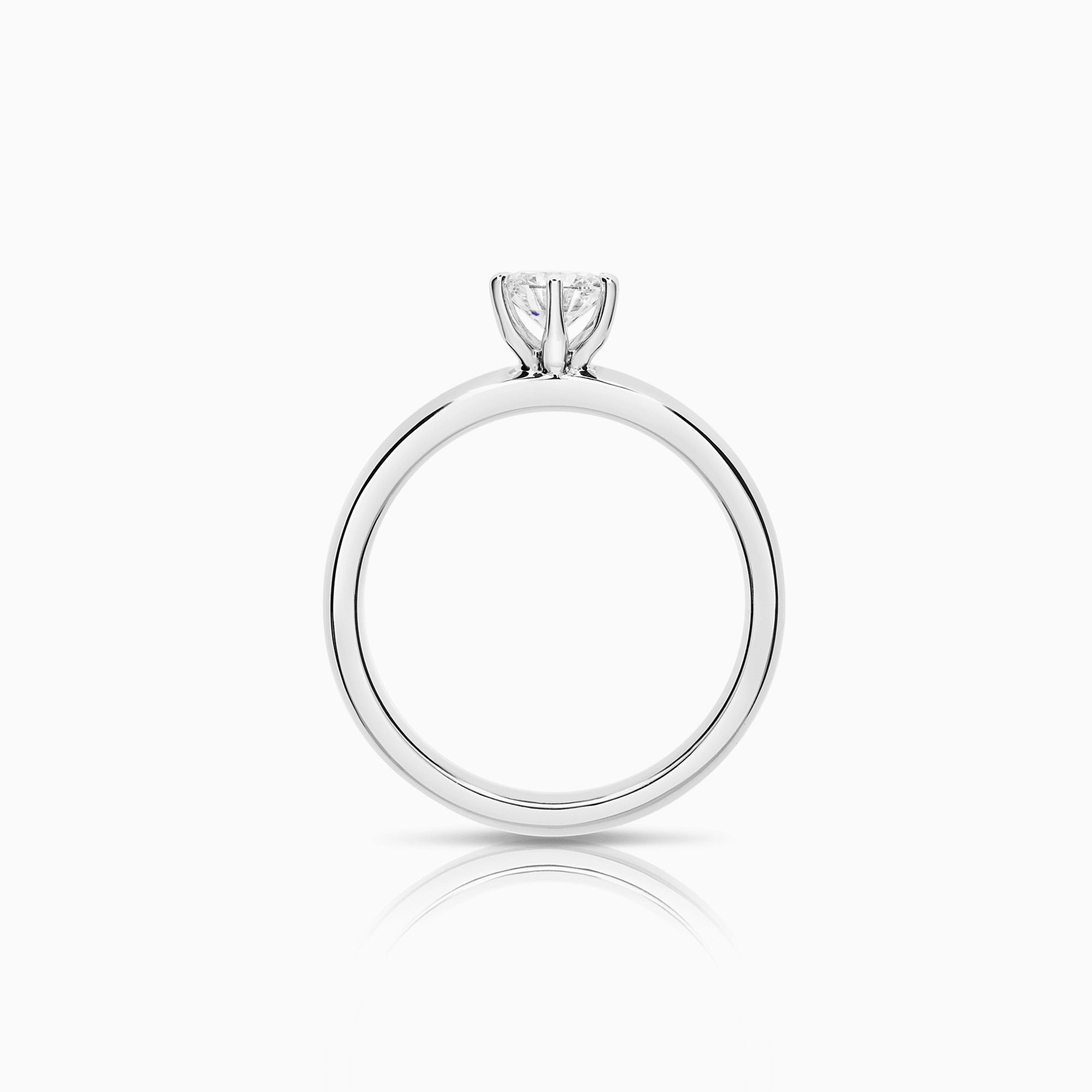 Solitärring 0,50ct 18K vitguld GIA certifikat