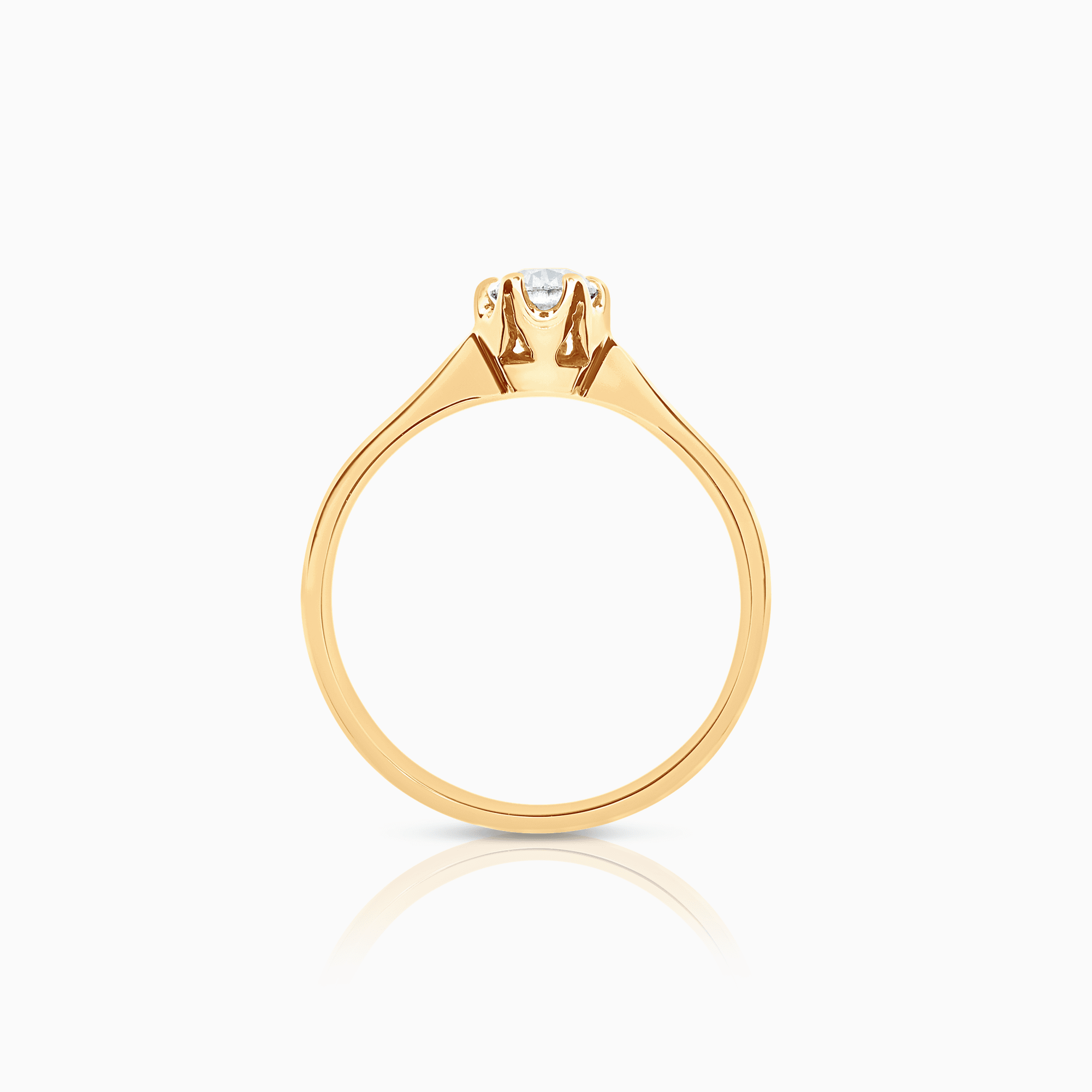 Solitärring 0,30ct 18K guld GIA certifikat