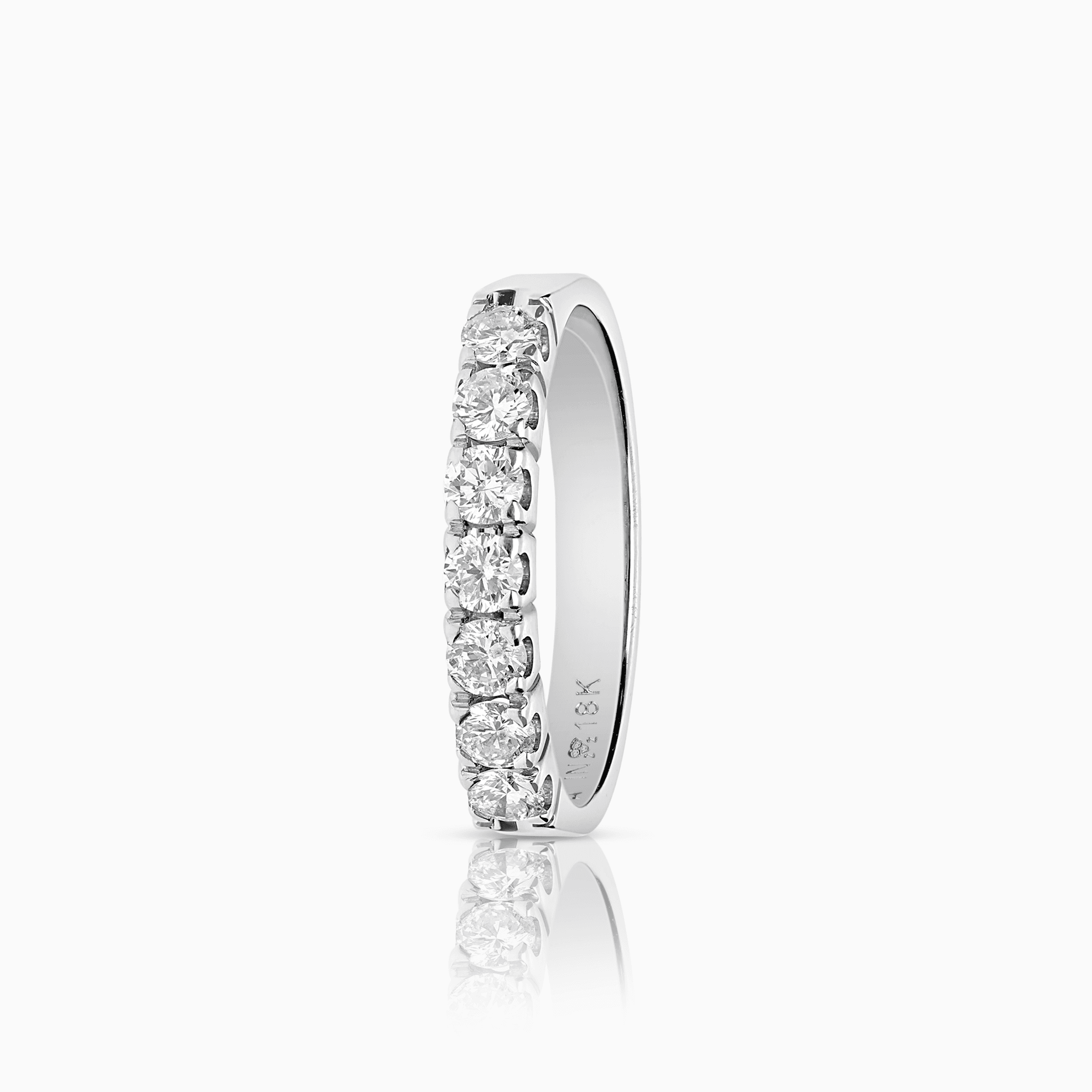 Alliansring 0,49ct 18K vitguld