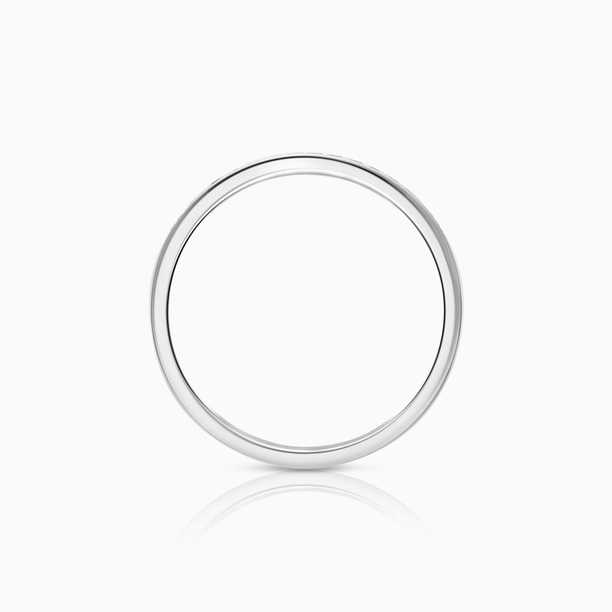 Alliansring 0,15ct 18K vitguld
