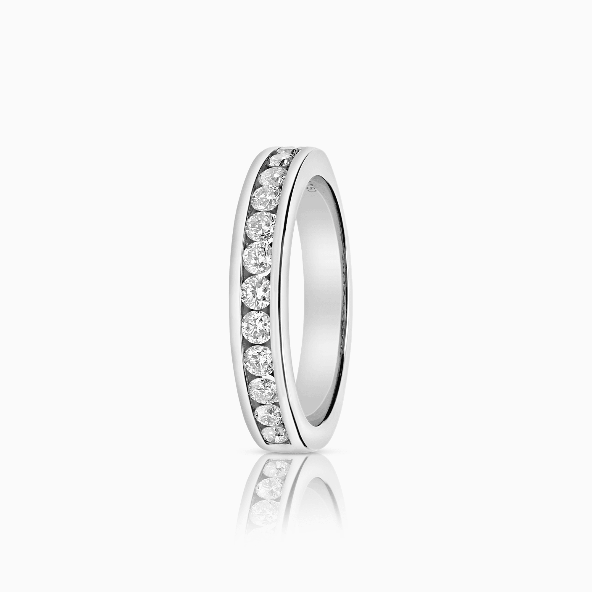 Alliansring 0,50ct 18K vitguld