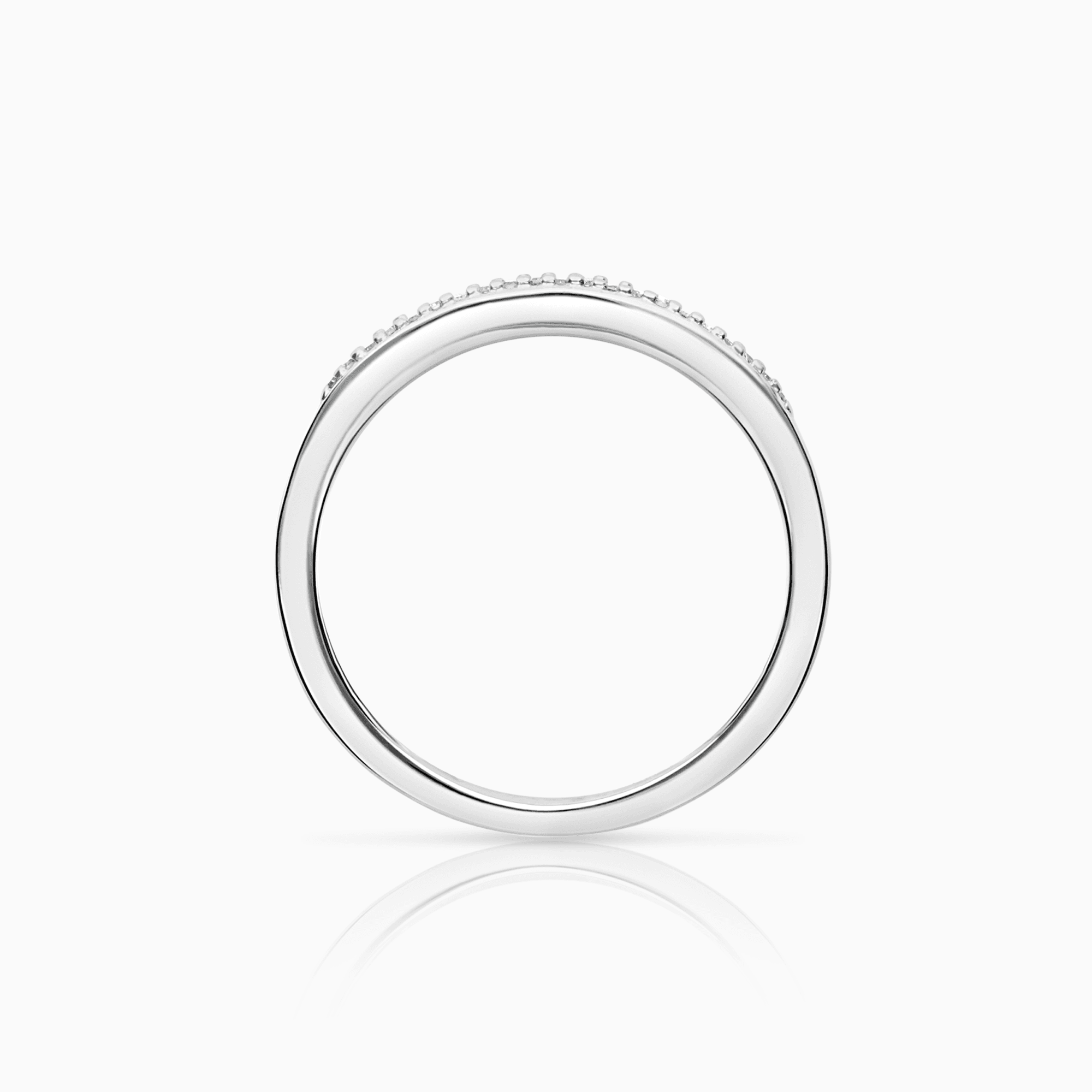 Diamantring 0,05ct 18K vitguld