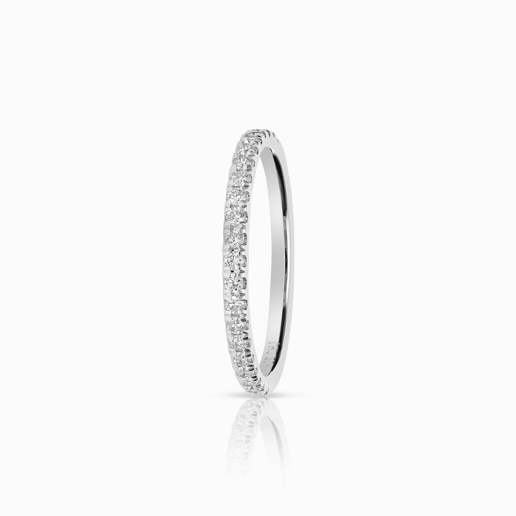 Alliansring 0,31ct 14K vitguld