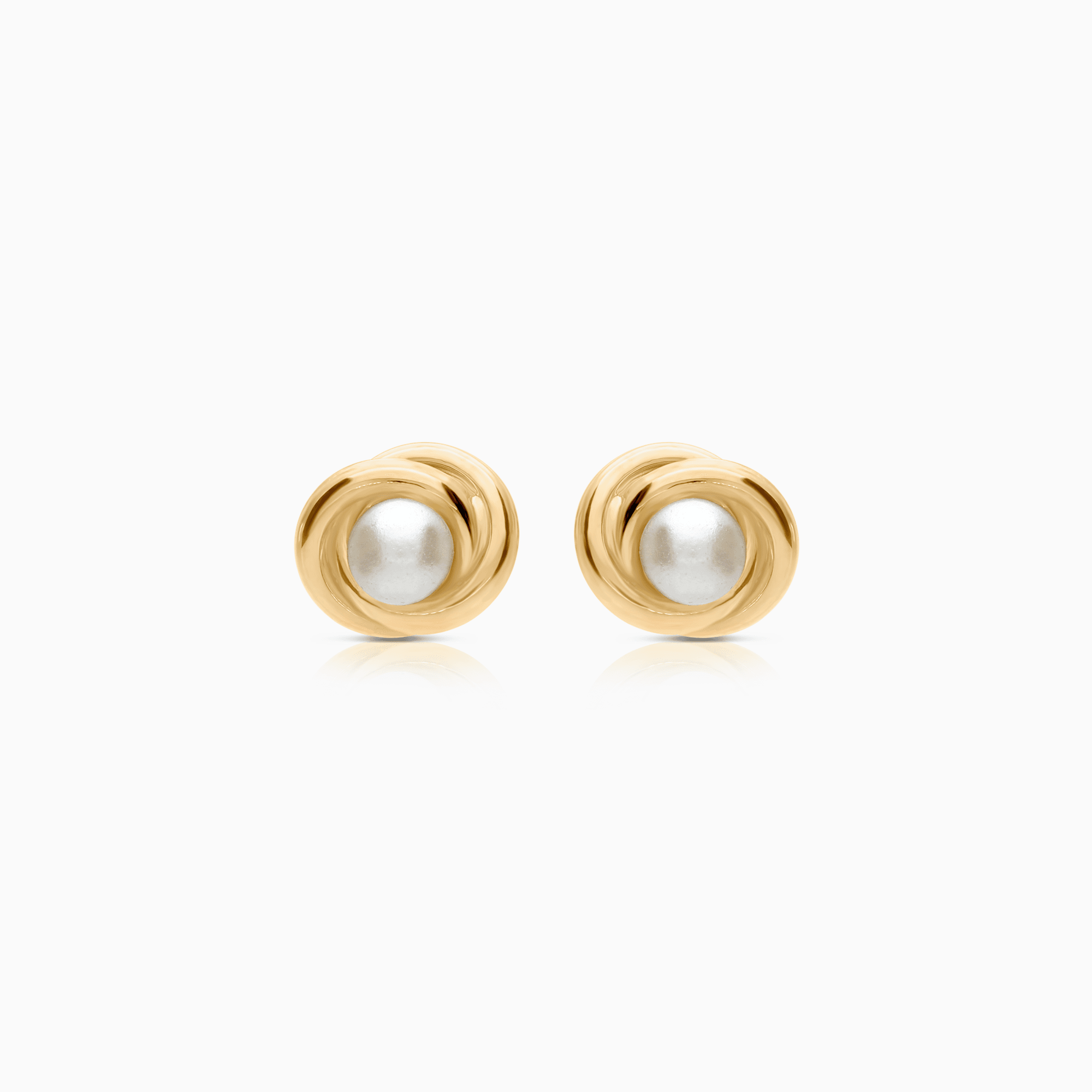 Pearl earrings 0.85g 18K gold