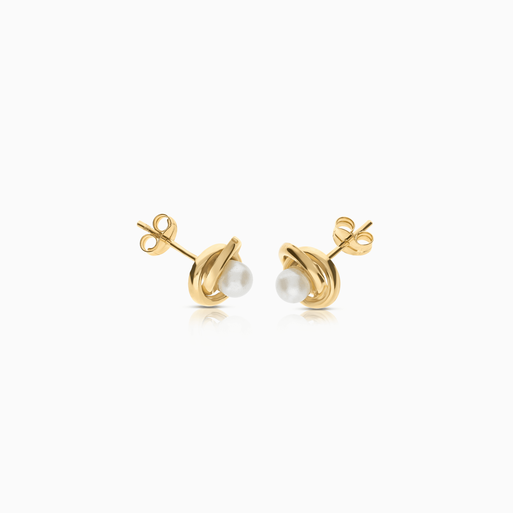 Pearl earrings 0.85g 18K gold