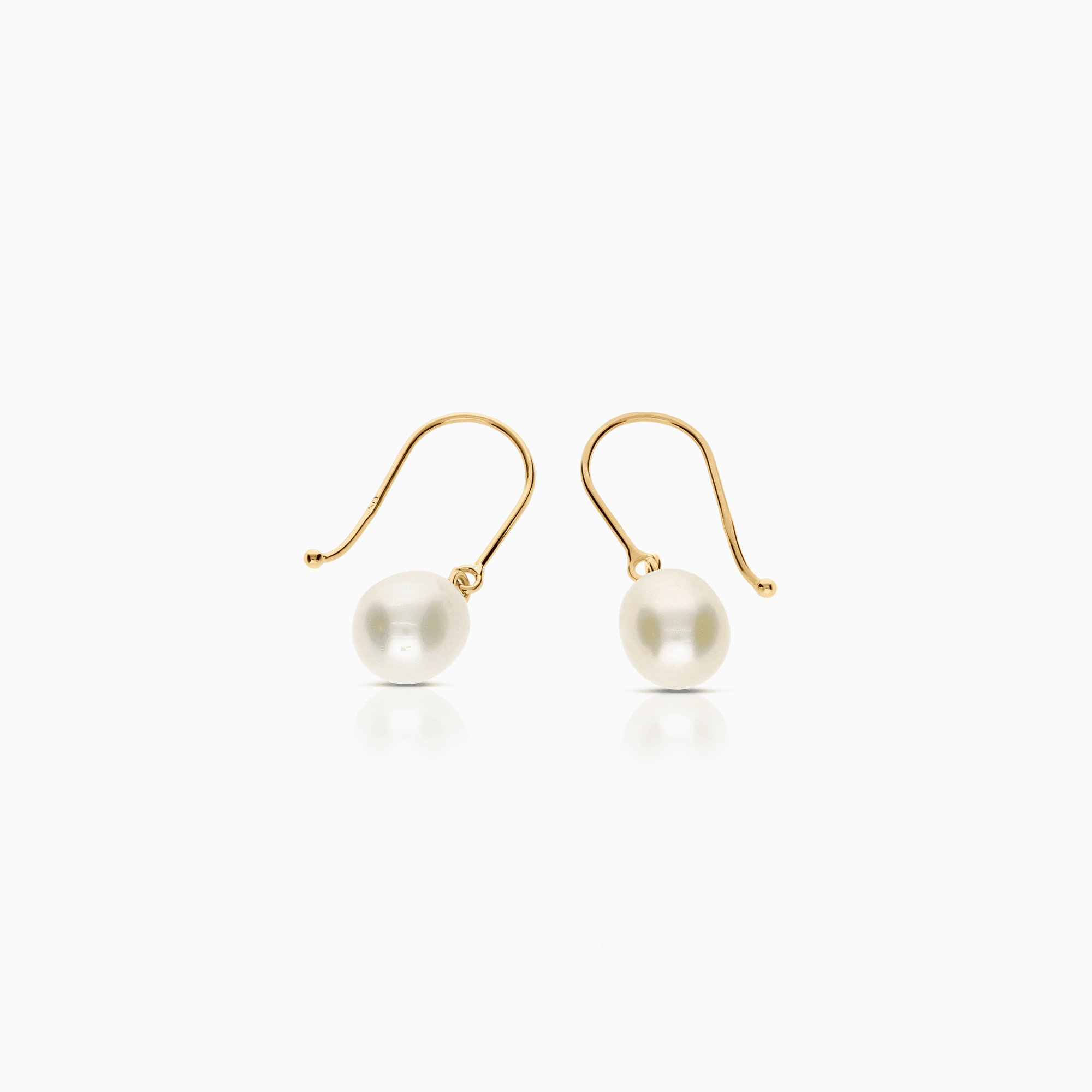 Pearl earrings 1.62g 18K gold