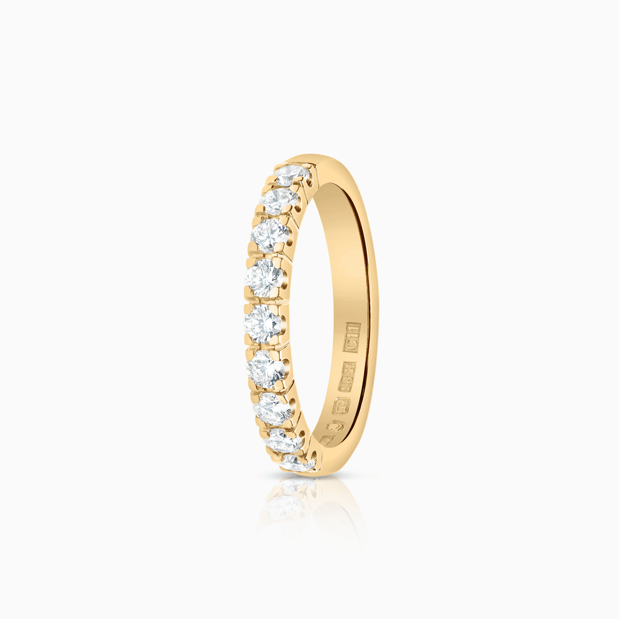 Alliansring 0,45ct 18K guld