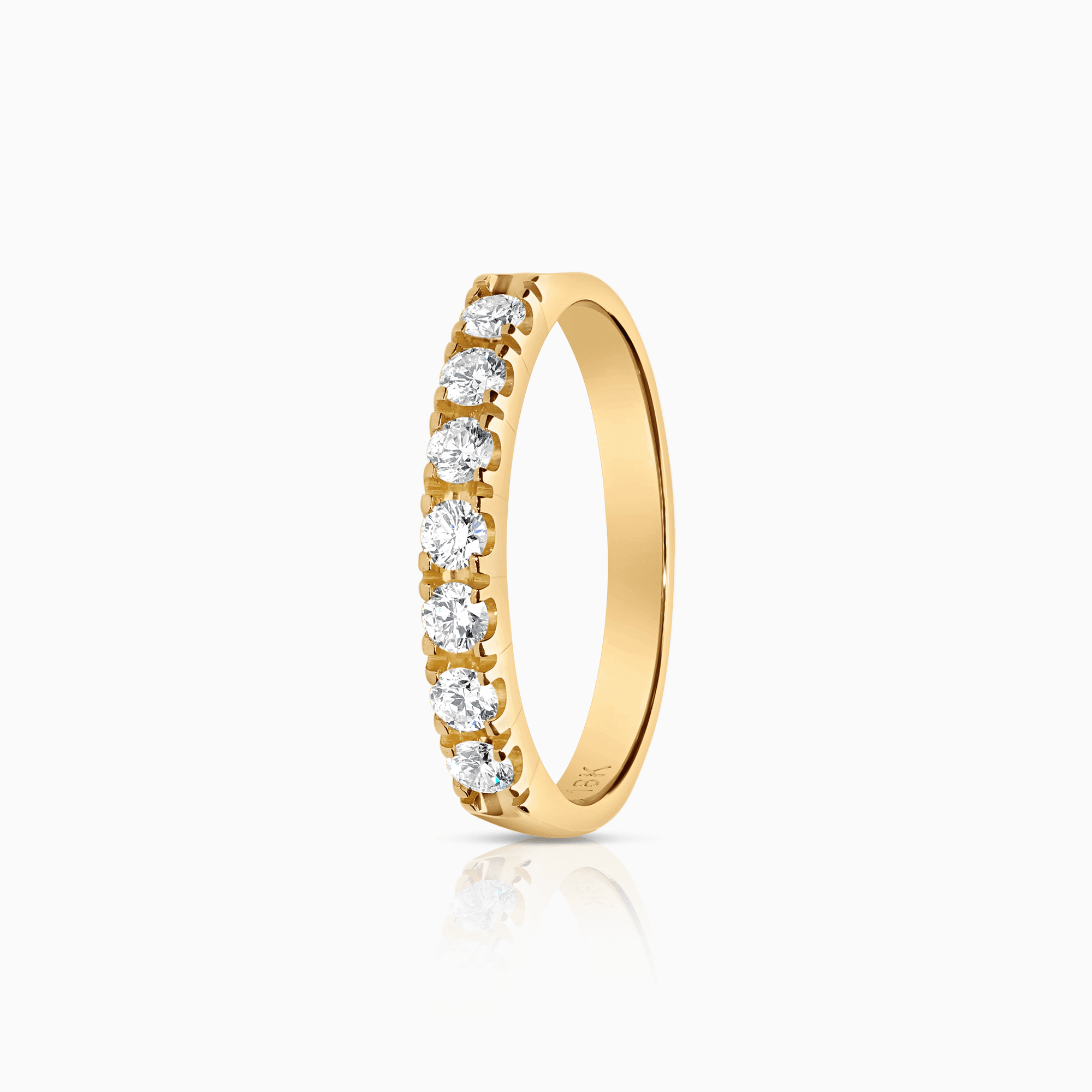 Alliansring 0,35ct 18K guld