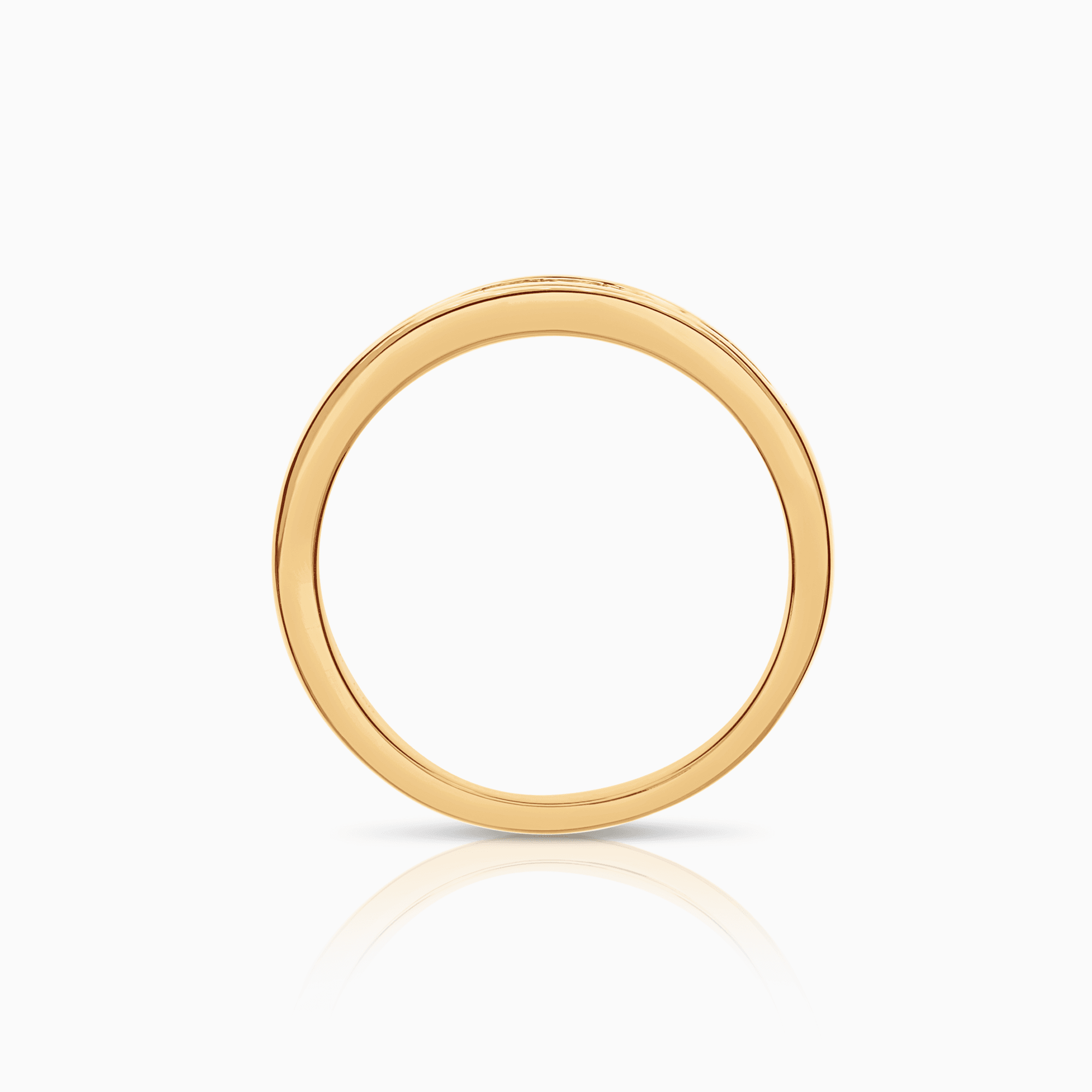 Alliansring princess 0,50ct 18K gulguld