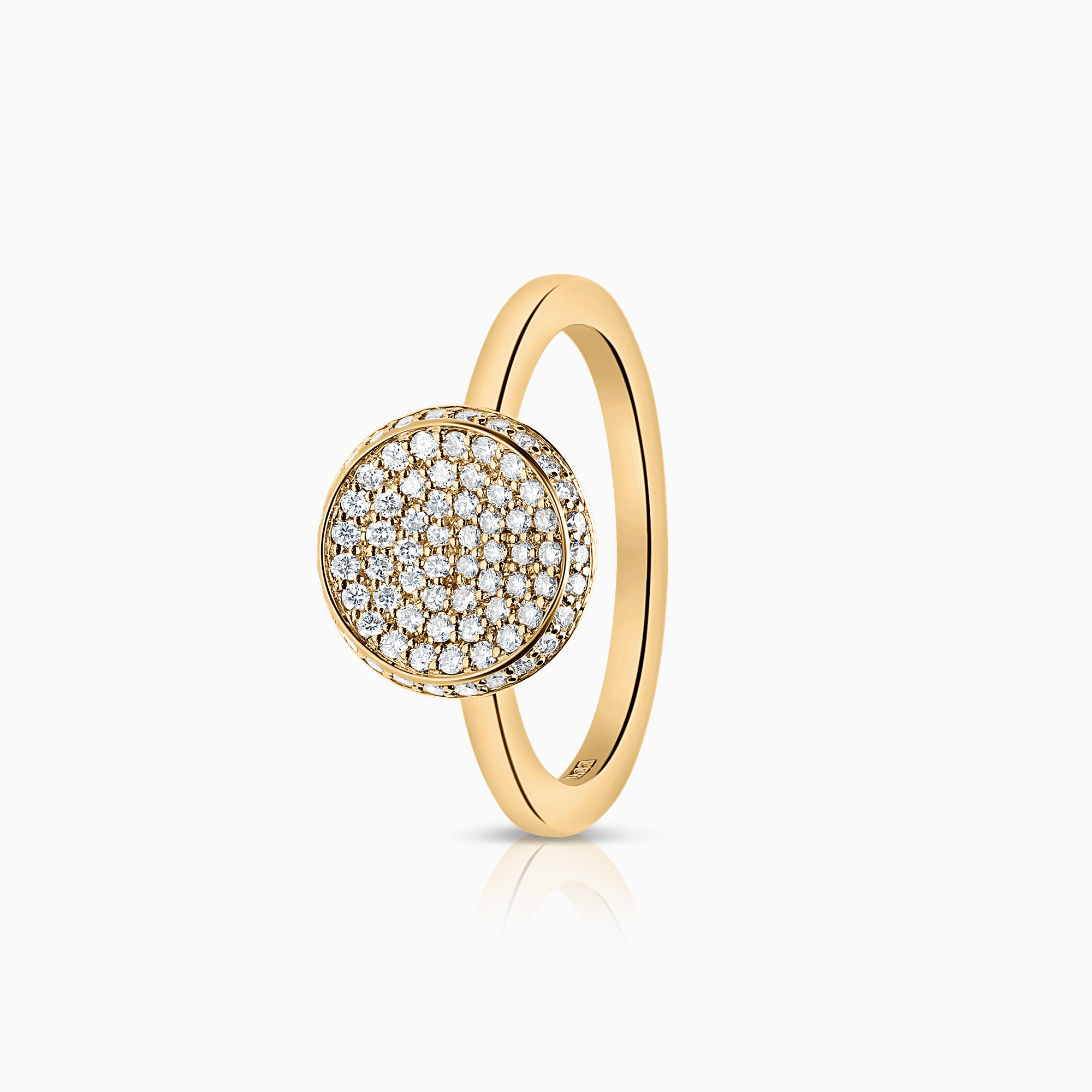 Efva Attling Love bowl ring 0,37ct 18K guld