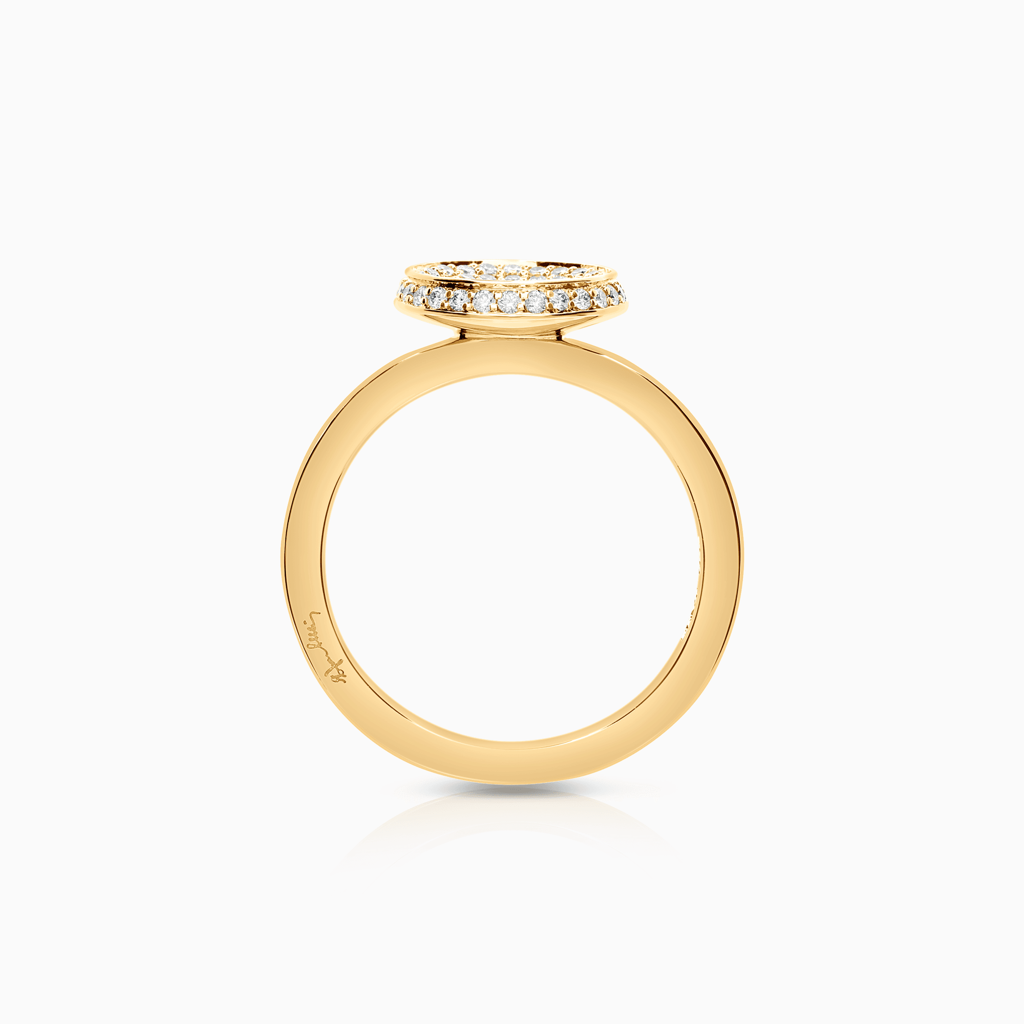 Efva Attling Love bowl ring 0,37ct 18K guld