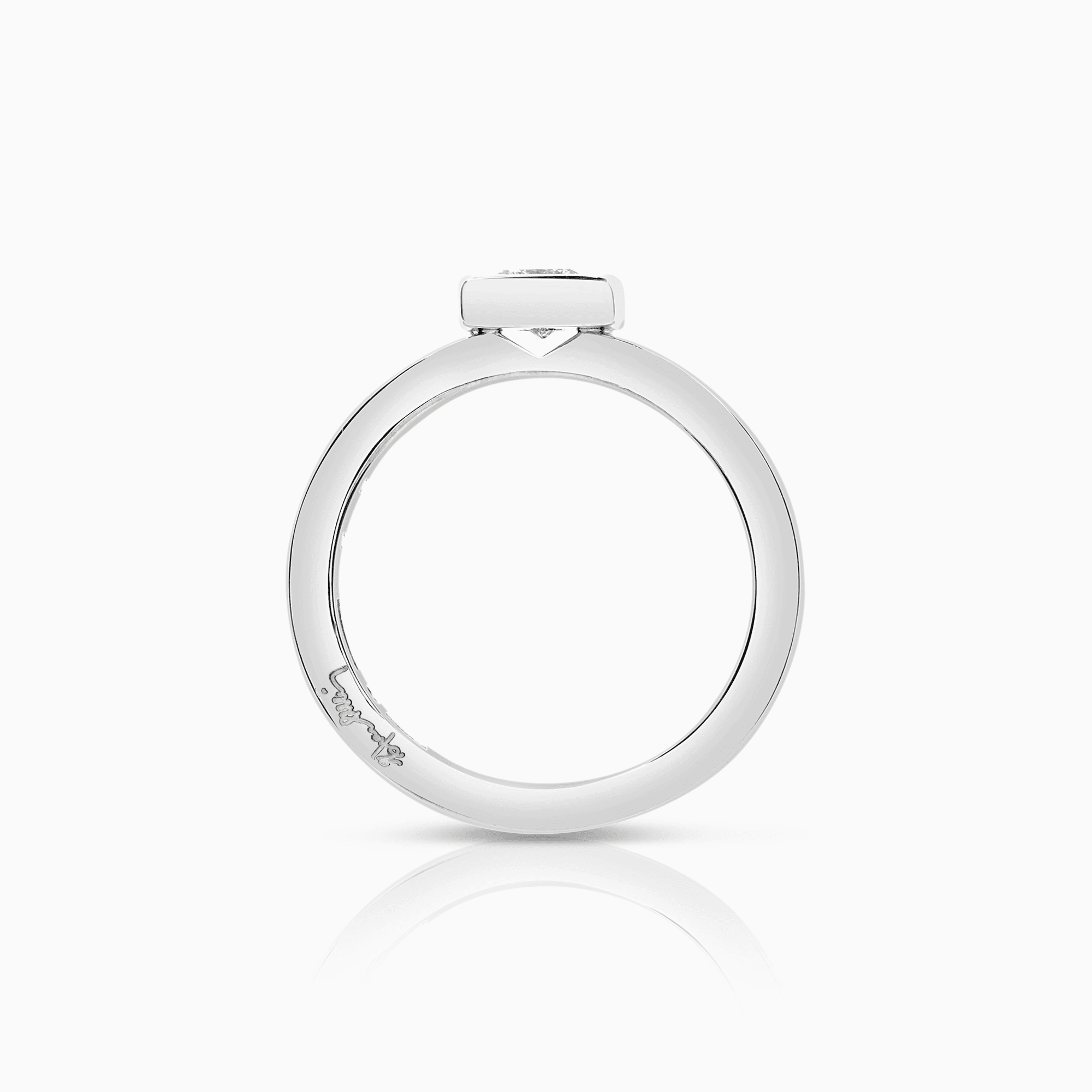 Efva Attling Princess wedding thin ring 0,30ct 18K vitguld