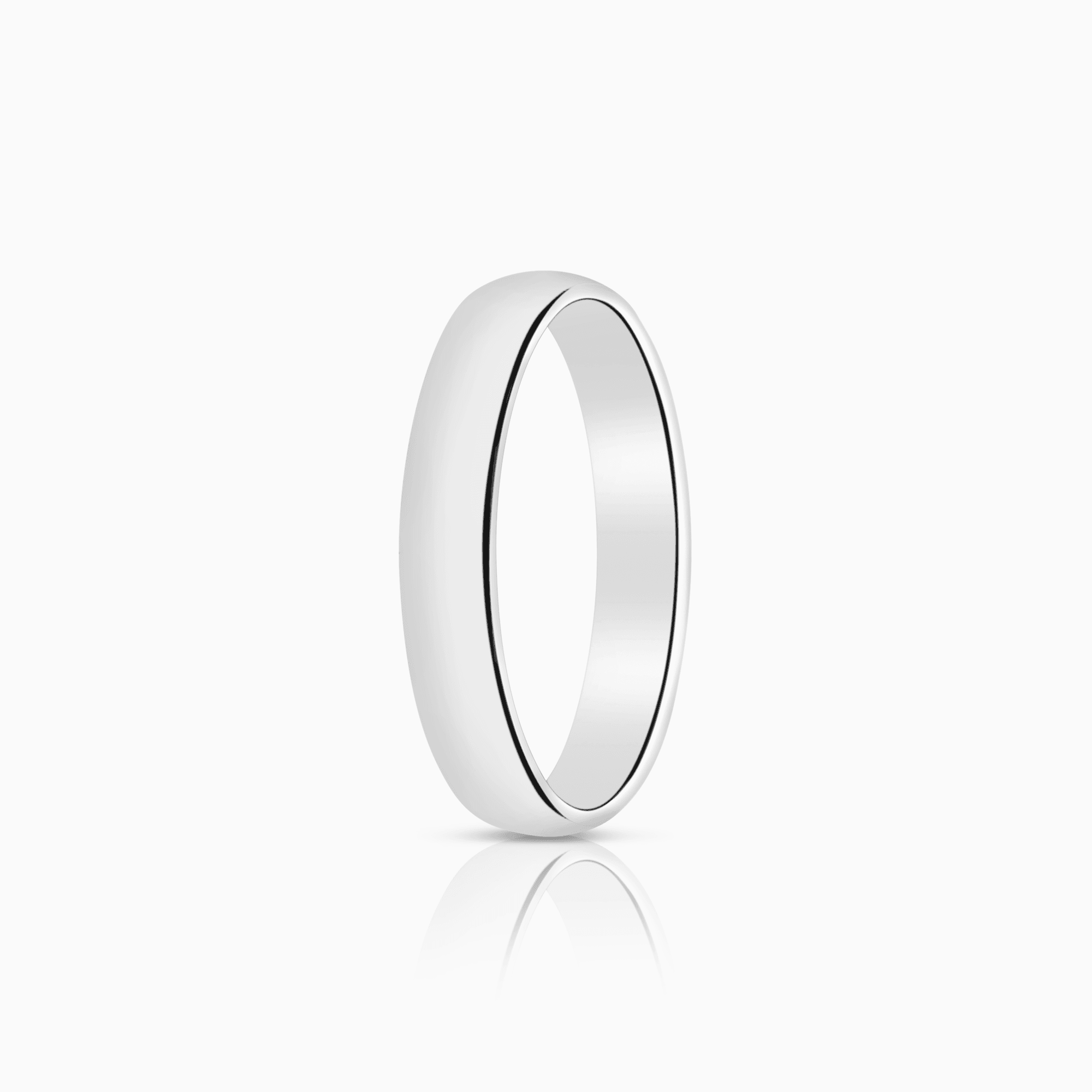 Schalins slät ring 2,74g 18K vitguld