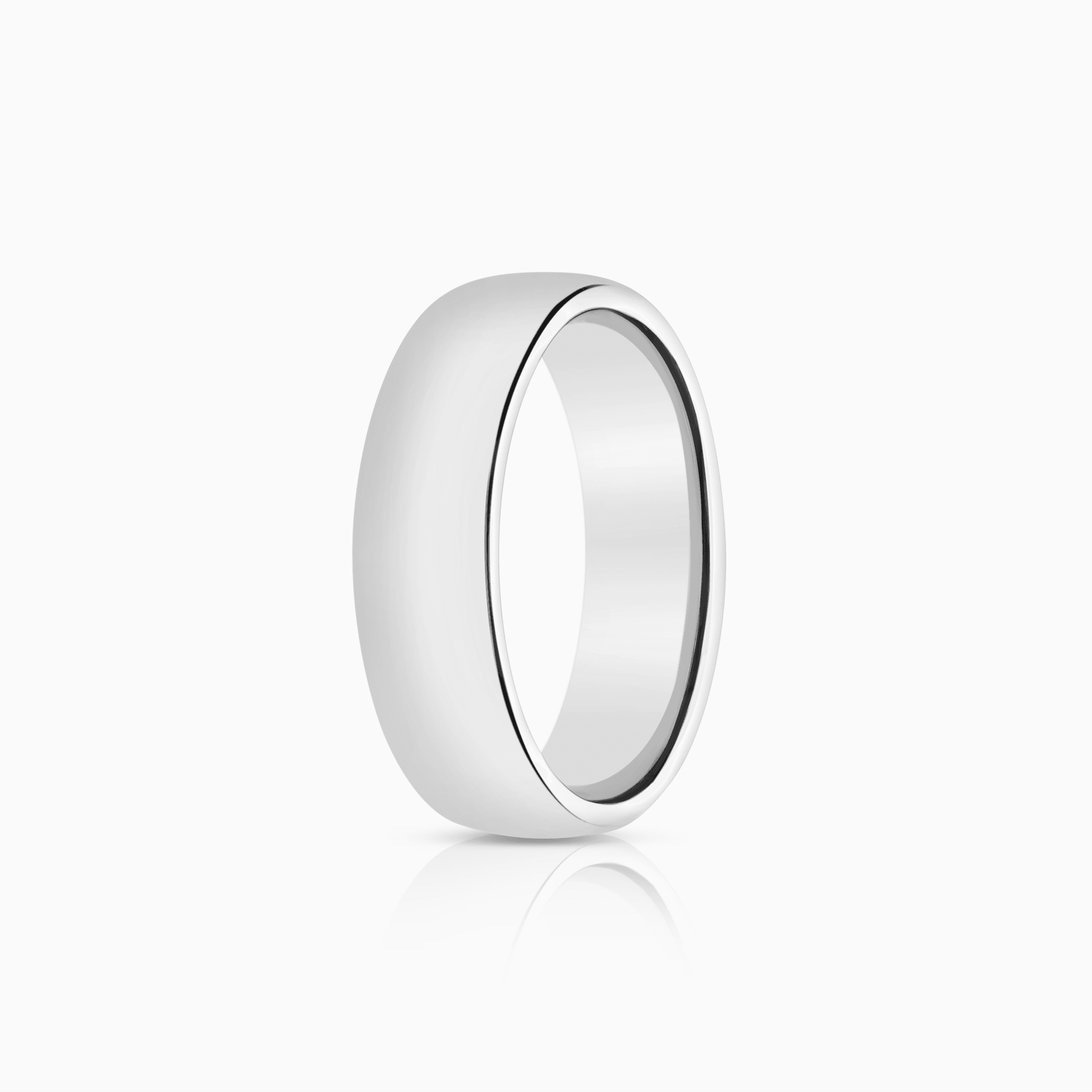 Schalins slät ring 8,27g 18K vitguld