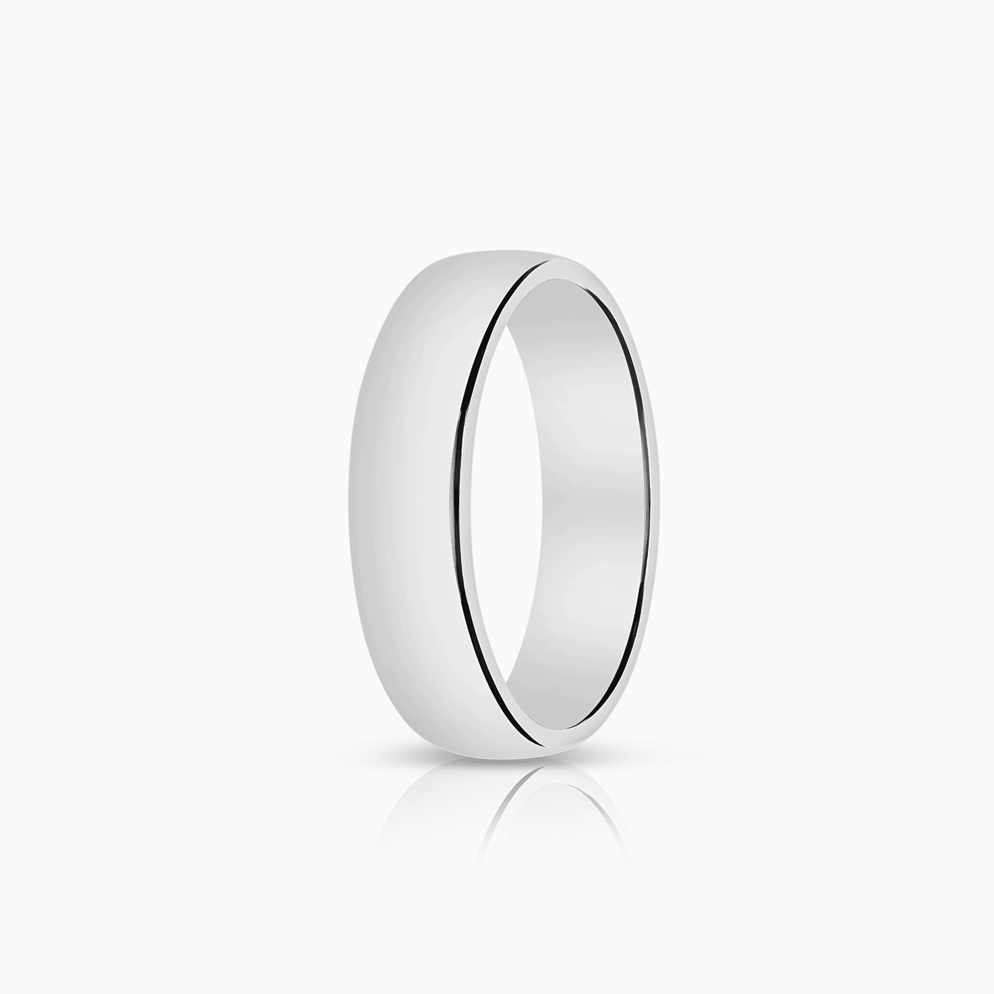 Schalins slät ring 9,11g 18K vitguld
